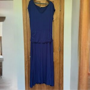 Never Worn Torrid size 2 Elegant Blue Cotton Maxi Dress